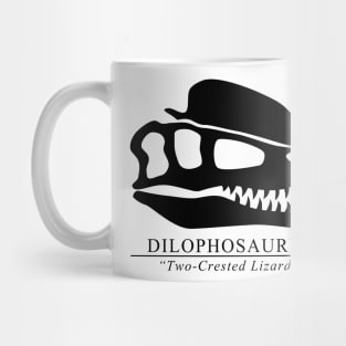 Dilophosaurus Skull Mug